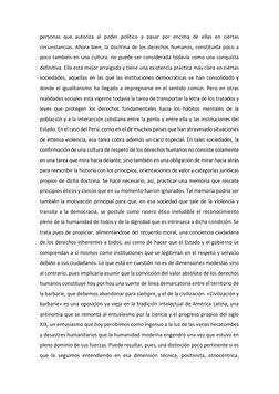 personas que autoriza al poder político a pasar por encima de ellas en ciertas 
circunstancias. Ahora bien, la doctrina de lo