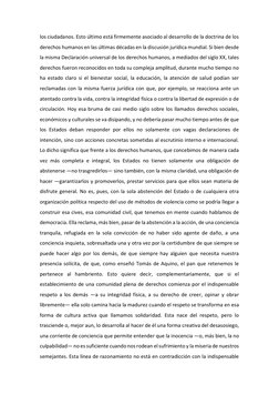 los ciudadanos. Esto último está firmemente asociado al desarrollo de la doctrina de los 
derechos humanos en las últimas déc