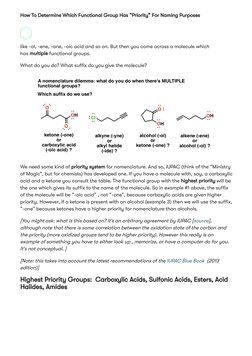 IUPAC Functional Group Priority Table | PDF | Alkene | Functional Group