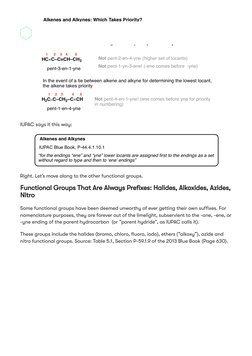 IUPAC Functional Group Priority Table | PDF | Alkene | Functional Group