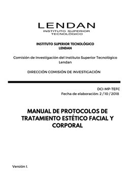 INSTITUTO SUPERIOR TECNOLÓGICO
LENDAN
Comisión de Investigación del Instituto Superior Tecnológico
Lendan
DIRECCIÓN COMISIÓN