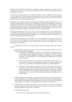 prisioneros. Entre el fuego y los prisioneros se encuentra un camino construido en alto, como si fuera un
escenario de los qu