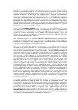 facultad de lo universal, la facultad que permite formar las nociones universales. Partiendo de la
sensación, y repitiendo se