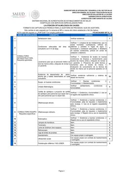 Página 2
SUBSECRETARÍA DE INTEGRACIÓN Y DESARROLLO DEL SECTOR SALUD
DIRECCIÓN GENERAL DE CALIDAD Y EDUCACIÓN EN SALUD
DIRECCI