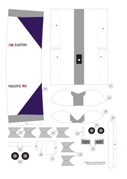 Avion miniature FedEx MD-11 (échelle 1/300) - Maquette Passion