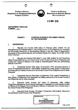Circular 11 AFP Attrition System | PDF