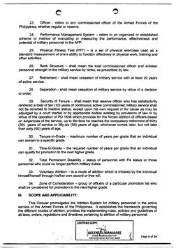 Circular 11 AFP Attrition System | PDF