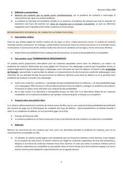 Resumen Vídeos ABA
2.
Definición y características.
 
 

Refuerza una conducta  que no  puede  ocurrir  simultáneamente