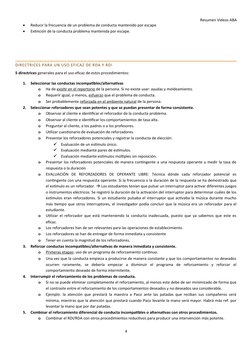 Resumen Vídeos ABA

Reducir la frecuencia de un problema de conducta mantenido por escape

Extinción de la conducta problem