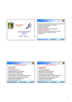 1
UNIVERSIDAD DISTRITAL
FRANCISCO JOSE DE 
CALDAS
TELECOMUNICACIONES II
Tema VII
Por:
Carlos A. Suárez F.
UNIVERSIDAD DISTRIT