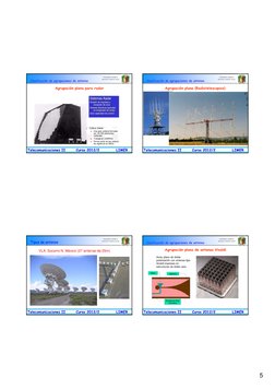 5
UNIVERSIDAD DISTRITAL
FRANCISCO JOSÉ DE CALDAS
Telecomunicaciones II       Curso 2012/2           LIMER
Agrupación plana pa