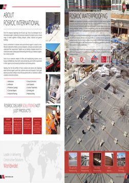 Fosroc Waterproofing Solutions Overview | PDF | Roof | Concrete