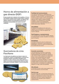 Facilidad de funcionamiento
Los operarios aprecian la visibilidad de los 
quemadores, que simplifica la comprensión del 
proc