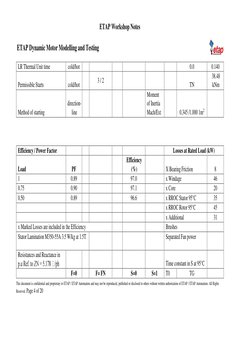 ETAP Motor Starting Analysis Overview | PDF | Electric Motor | Voltage