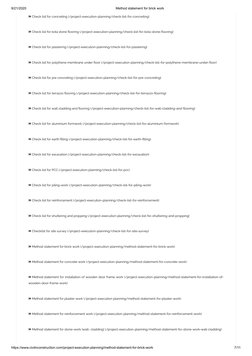 Brickwork Method Statement Guide | PDF | Brick | Civil Engineering