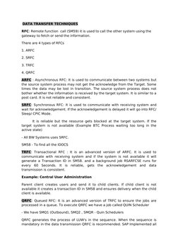 Trfc Table TRFC and QRFC in SAP Explained | PDF | Scheduling (Computing ...