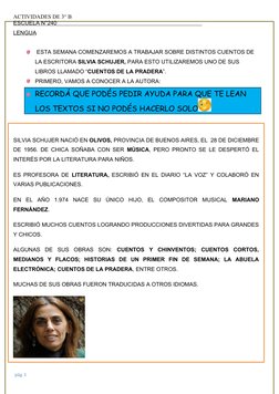 ACTIVIDADES DE 3° B 
ESCUELA N°240