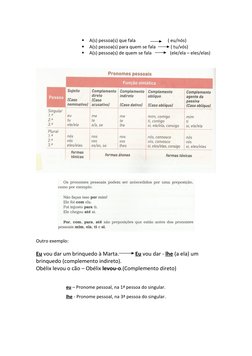 Pronomes e Determinantes Explicados | PDF | Pronome | Morfologia