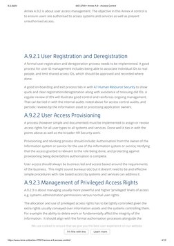 9.2.2020
ISO 27001 Annex A.9 - Access Control
https://www.isms.online/iso-27001/annex-a-9-access-control/
4/12
Datenschutzerk