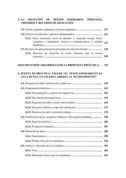 5. LA 
SELECCIÓN 
DE 
TEXTOS 
LITERARIOS: 
TIPOLOGÍA, 
CRITERIOS Y RECURSOS DE APLICACIÓN 
 
5.1. Textos originales, adap