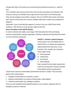 through each step on the chart as you would during the production process (i.e., walk the 
line).
Your verification step ensu