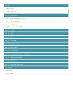 Overview of SAP PS Module | PDF | Information Management | Computing