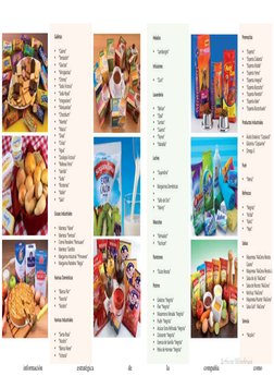 información 
estratégica 
de 
la 
compañía 
como 
