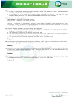 2
F B O N L I N E . C O M . B R
//////////////////
OSG.: 117369/17
RESOLUÇÃO – BIOLOGIA II
10. 
A) O número ( 5 ) corresponde