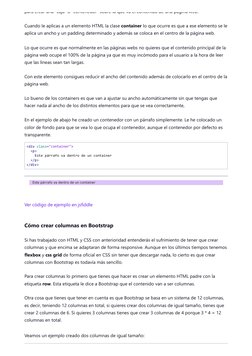 para crear una caja  o contenedor  sobre la que va el contenido de una página web.
Cuando le aplicas a un elemento HTML la cl