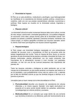 Diversidad Cultural en el Perú | PDF | Diversidad cultural ...