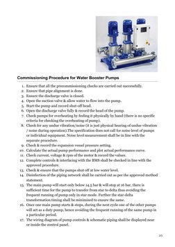 Water Booster Pump Commissioning Guide | PDF