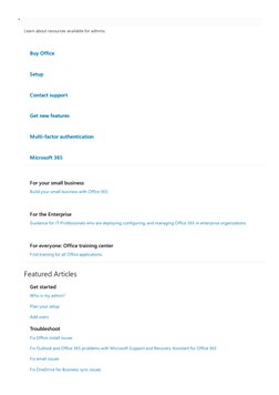 (https://docs.microsoft.com/en-us/microsoft-365/#pivot=home&panel=home-all) (https://docs.microsoft.com/office365/admin/mana