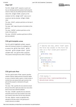 CSS Grid Cheatsheet for Beginners | PDF | Cascading Style Sheets | Html ...