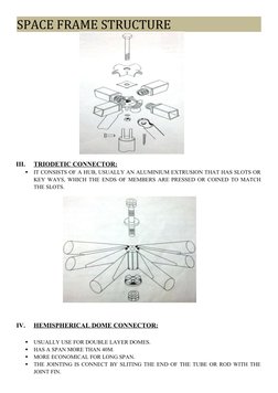 SPACE FRAME STRUCTURE
                                                      
III.
TRIODETIC CONNECTOR:
 
 

IT CONSISTS OF A