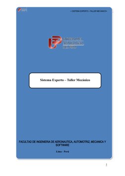 < SISTEMA EXPERTO –TA