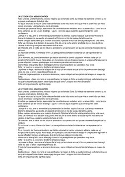 La Leyenda de la Niña Encantada | PDF | Tribu | Espejo