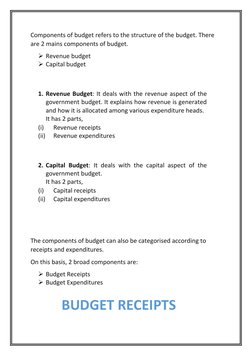 Government Budget Components Explained | PDF | Government Budget ...