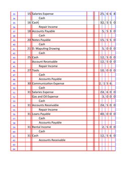 Bookkeeping Journal.pdf December Accounting for Auto Repair Shop | PDF | Debits And Credits ...