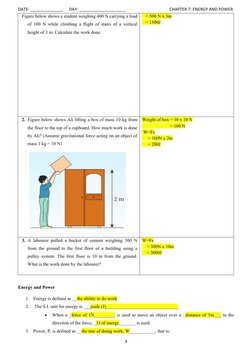 DATE: ______________      DAY: ____________________                                          CHAPTER 7: ENERGY AND POWER
Figu