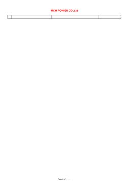 Page 4 of _____
MCM POWER CO.,Ltd
