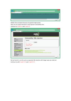MySQL throw exception because of unpaired single quotes. 
Now, we can suspect that there is SQL Injection vulnerability her