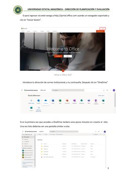 3 
 
 
 
UNIVERSIDAD ESTATAL AMAZÓNICA – DIRECCIÓN DE PLANIFICACIÓN Y EVALUACIÓN 
 
 
     O para ingresar vía web navega a h