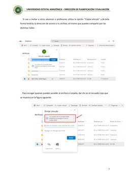 7 
 
 
 
UNIVERSIDAD ESTATAL AMAZÓNICA – DIRECCIÓN DE PLANIFICACIÓN Y EVALUACIÓN 
 
 
 
     Si vas a invitar a otros alumnos