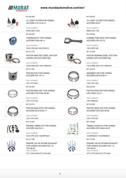 Honda Accord OEM Parts Catalog | PDF | Propulsion | Vehicle Technology