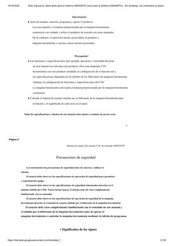 19/10/2020
Este manual se utiliza tanto para el sistema GSK928TD como para el sistema GSK928TD-L. Sin embargo, los contenidos