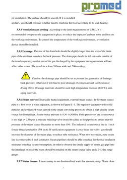 7 
pit installation. The surface should be smooth. If it is installed 
upstairs, you should consider whether need to rein