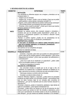 3. SECUENCIA DIDÁCTICA DE LA SESION 
MOMENTOS
ESTRATEGIAS
TIEMPO
INICIO
MOTIVACIÓN
-Los estudiantes en diferentes equipos van