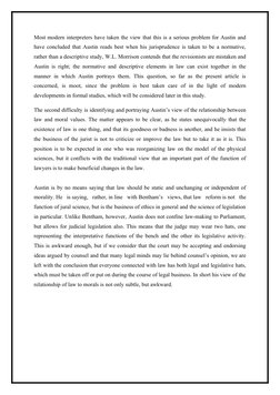 Most modern interpreters have taken the view that this is a serious problem for Austin and
have concluded that Austin reads b
