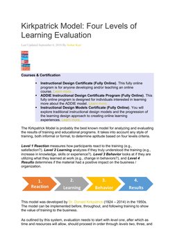 (https://educationaltechnology.net/wp-content/uploads/2016/10/kirkpatrick-model-four-levels.png)Kirkpatrick Model: Four Leve