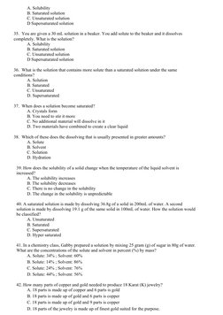 Grade 7 Science Quarter 1 Exam Guide | PDF | Solution | Solubility
